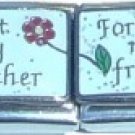 FIRST MY MOTHER, FOREVER MY FRIEND DOUBLE 9MM ITALIAN CHARM