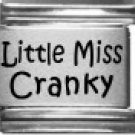 LITTLE MISS CRANKY 9MM LASER ITALIAN CHARM