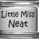 LITTLE MISS NEAT 9MM LASER ITALIAN CHARM