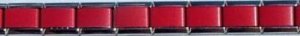 RED 18-LINK ITALIAN CHARM STARTER BRACELET
