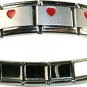 RED HEART 18-LINK ITALIAN CHARM STARTER BRACELET