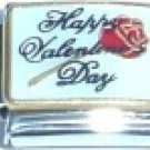 HAPPY VALENTINE'S DAY ROSE 9MM ITALIAN CHARM