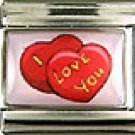 LOVE YOU HEARTS PHOTO 9MM ITALIAN CHARM