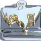 SCARY GHOST HALLOWEEN 9MM ITALIAN CHARM