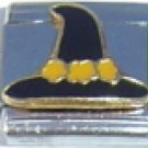 HALLOWEEN WITCH HAT 9MM ITALIAN CHARM