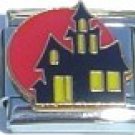 HAUNTED HOUSE HALLOWEEN 9MM ITALIAN CHARM