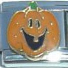 HALLOWEEN HAPPY JACK-O-LANTERN 9MM ITALIAN CHARM