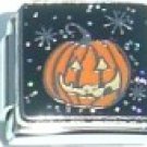HALLOWEEN JACK O LANTERN PUMPKIN 9MM ITALIAN CHARM