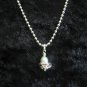 Blue Pearl Nest Egg Charm Necklace