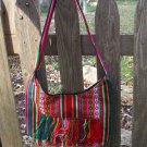 Alpaca woven Handbag Vertical lines