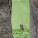 Alpaca woven Green Scarf
