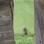 Alpaca woven Green Scarf