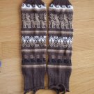 Brown leg warmers