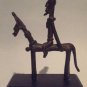 Antique African Dogon Bronze Horse and Rider