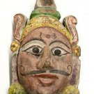 East Indian polychromed mask of the fair-skinned Balarama