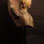 Gujarat India stucco temple fragment figure with Aum