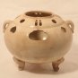 Edo Dynasty cream colored Satsuma censer - Koro