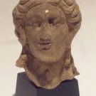 Ancient Terracotta head of Apollo or Alexander the Great