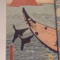 Japanese Wood Block Printed Book lot with art
