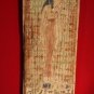 Late Dynastic sarcophagus painted panel Isis