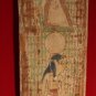 Late Dynastic sarcophagus painted panel Isis