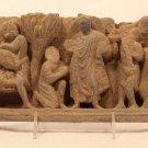 Gandharan Schist Carving of Buddha with Attendants 2nd -3rd c