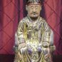 Qing Dynasty Buddhist Wood figure seated on Throne