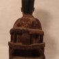 Qing Dynasty Buddhist Wood figure seated on Throne