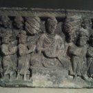 2nd-3rd C Gandharan Schist Buddhist Temple panel carving