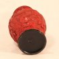 Chinese antique cinnabar carved vase