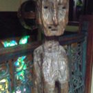 Early Primitive seated female bulul figure early 19th c ( UPS to Pack n ship )