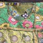 India vintage embroidery tapestry wall hanging