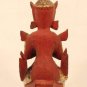 Thailand 19th c wood lacquer and gilt figure of a kneeling attendant