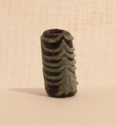 Ancient Islamic threaded glass evil eye protection bead 300 Ad-1000 AD