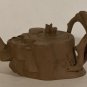 Chinese Yixing clay tea pot hand sculpted