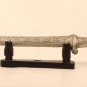 Ancient South East Asian dagger with silver repousse sheath