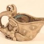 Chinese cast bronze libation cup