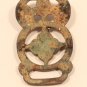 Chinese Sung Dynasty bronze belt buckle with engraved bat