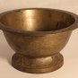 19thc Indian bronze footed cooking bowl