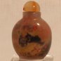 Vintage Chinese inside painted agate snuff bottle
