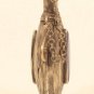 Middle Eastern lost wax Silver alloy and Lapis snuff bottle