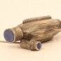 Middle Eastern lost wax Silver alloy and Lapis snuff bottle
