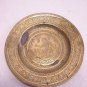 Antique hand chased brass plate India