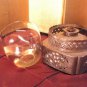 Chinese silver metal opossum lamp