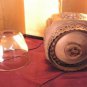 Chinese silver metal opossum lamp