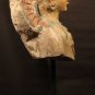 Gujarat India stucco archetual fragment figure with Aum