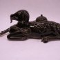 Chinese  porcelain figural sculpted goat censor