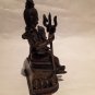 India 19th c Bronze group Shiva Parvati and Ganesha