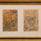 Persian Miniature Paintings on leather