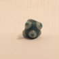 Ancient Phoenician 1500-300 BC blue and white glass eye bead